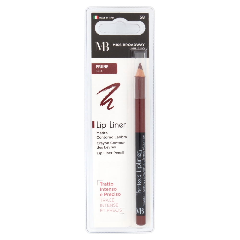Miss Broadway Lip Liner Matita Contorno Labbra Prune n.04